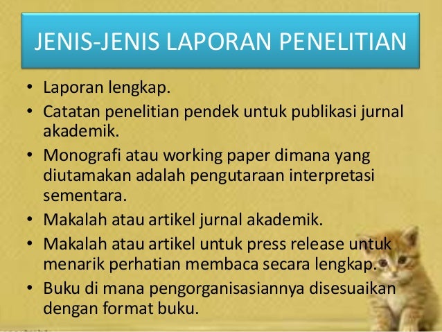 Presentasi Penelitian