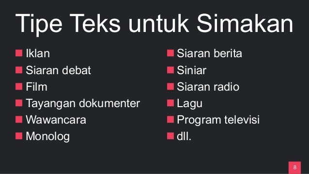 Tuliskan 3 bagian informasi dalam teks berita