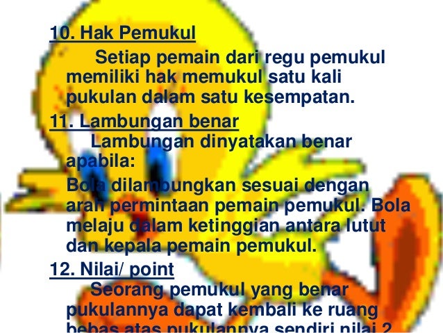 Dalam Permainan Kasti Pukulan Dinyatakan Benar Apabila Rajiman
