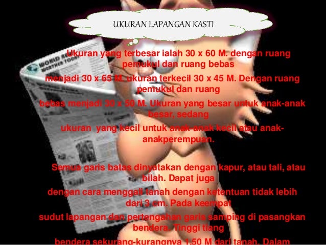 Gambar Gambar Lapangan Ukurannya Bola Kasti Ukuran di 