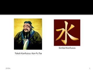 5/15/14	
   7	
  
Simbol	
  Konfusius	
  
Tokoh	
  Konfusius:	
  Kon	
  Fu	
  Tse	
  
 
