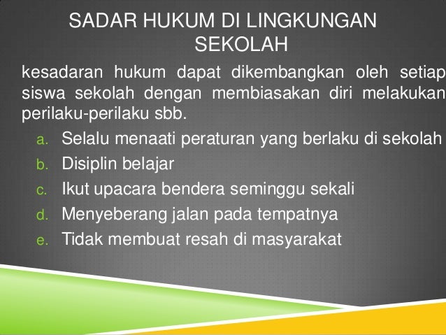 Gambar Sadar Hukum