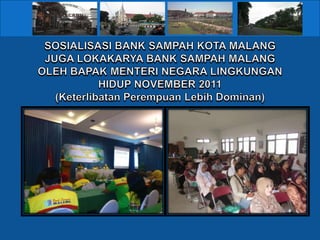 Memorandum Program Sektor Sanitasi Kota Malang