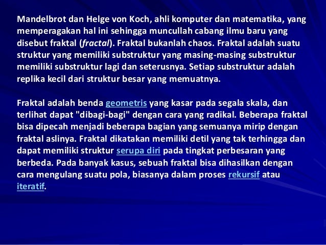 Sistem perdagangan fraktal chaos