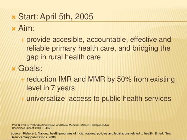 National Health Programs Of India J Kishore