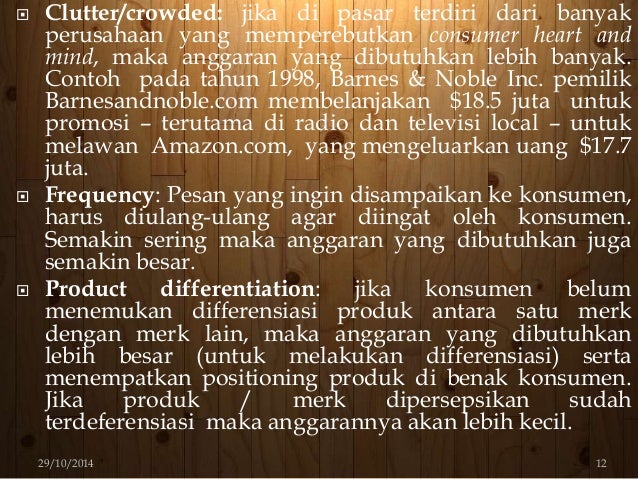 Presentasi promosi periklanan Presentasi promosi periklanan