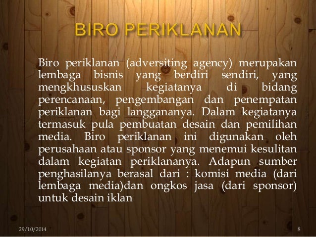 Presentasi promosi periklanan Presentasi promosi periklanan