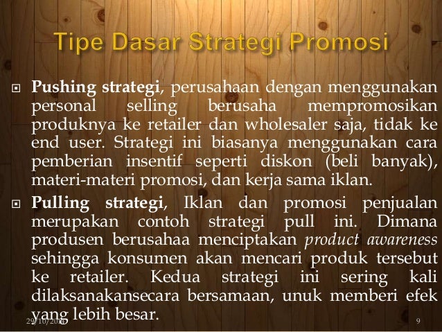 Presentasi promosi periklanan Presentasi promosi periklanan