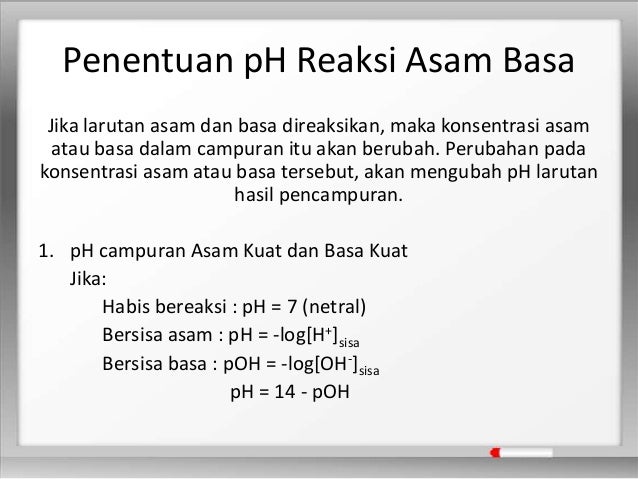 Reaksi Aplikasi Dan Titrasi Asam Basa Kimia Kelas Xi