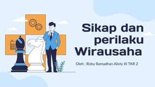 Sikap dan
perilaku
Wirausaha
Oleh : Rizky Ramadhan Alisty XI TKR 2
 