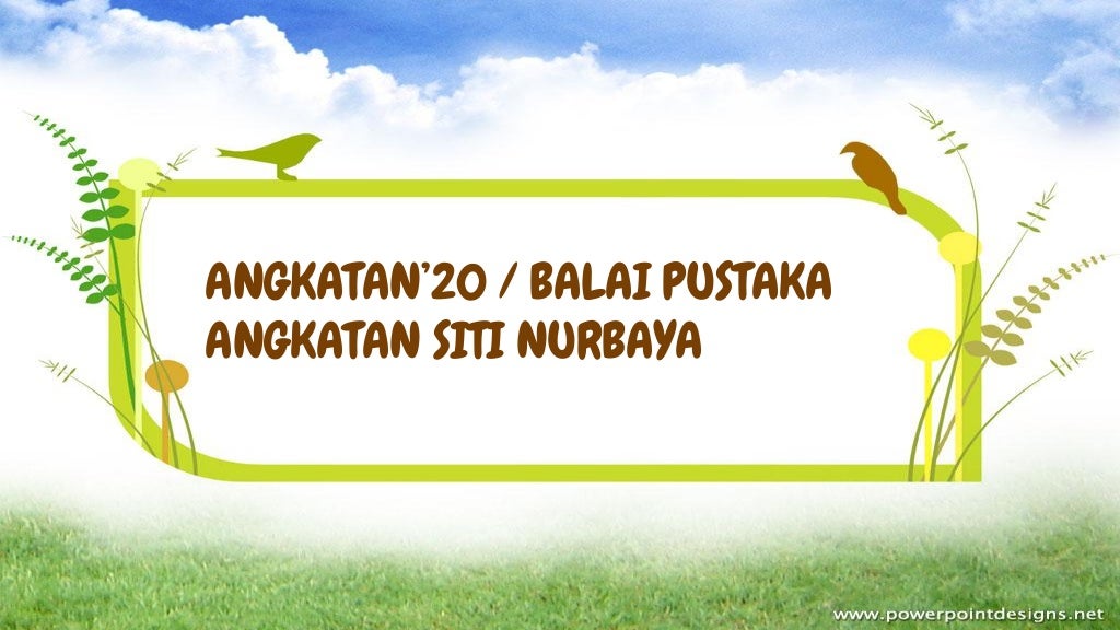 Sastra Baru Angkatan Balai Pustaka Sastra Baru Angkatan Balai Pustaka