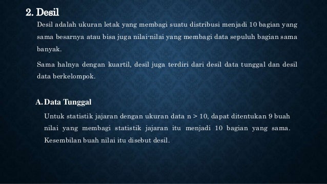 Statistika Dasar