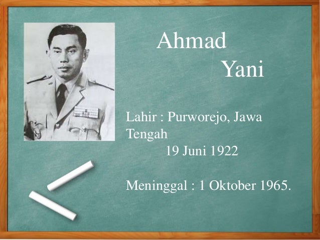 Profil Ahmad Yani
