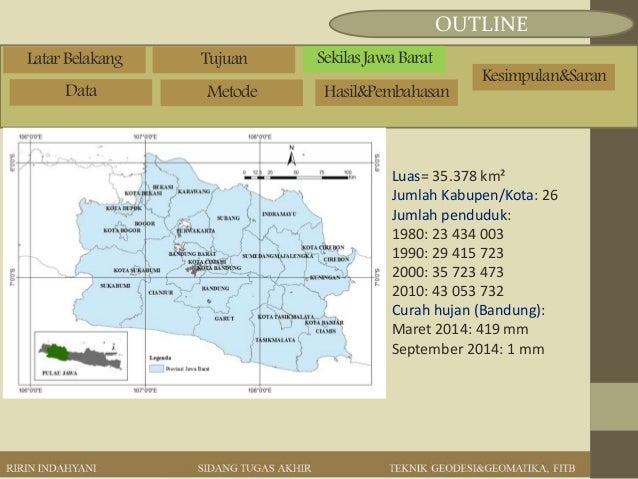 Pemetaan Pola Distribusi Dan Aliran Air Di Provinsi Jawa Barat