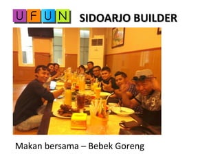 SIDOARJO BUILDERSIDOARJO BUILDER
Makan bersama – Bebek Goreng
 