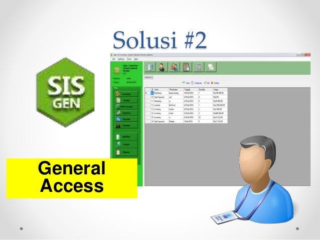 Presentasi Produk Software SISGEN
