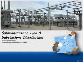 Subtransmission Line &
Substations Distribution
Anggi Mukti Saputra
As an Electrical Engineering Student
Source photo : abb.com
 