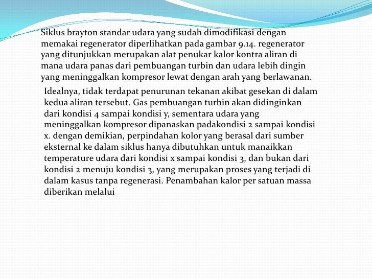 Presentasi sistem tenaga gas termodinamika Presentasi sistem tenaga gas termodinamika