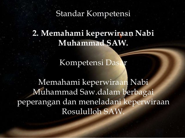 Presentasi Ski Perang Badar Presentasi Ski Perang Badar