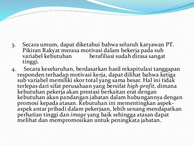 Pengaruh Kompensasi dan Motivasi Terhadap Kinerja Karyawan 