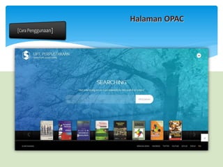 Halaman OPAC
 