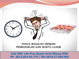Info MNC Life Plus Bapak Arief Wijaya MNC
HP. 0813.804.66.770 / WA 0878.67.800.900
 