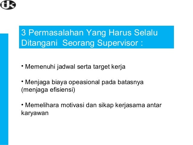 Presentasi supervisor competency