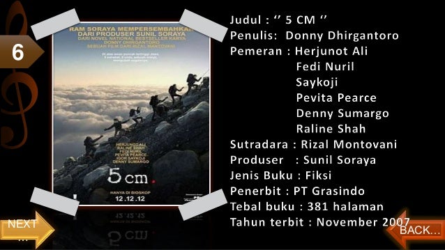 Presentasi teks ulasan '5cm' Presentasi teks ulasan '5cm'