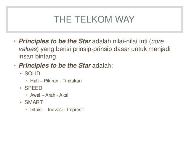 Presentasi telkom way LEADERSHIP ARCHITECTURE AND CORPORATE CULTURE T… Presentasi telkom way LEADERSHIP ARCHITECTURE AND CORPORATE CULTURE T…