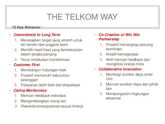 Presentasi telkom way LEADERSHIP ARCHITECTURE AND CORPORATE CULTURE T… Presentasi telkom way LEADERSHIP ARCHITECTURE AND CORPORATE CULTURE T…