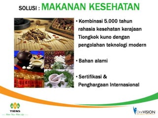 Presentasi Tiens OneVISION Terbaru