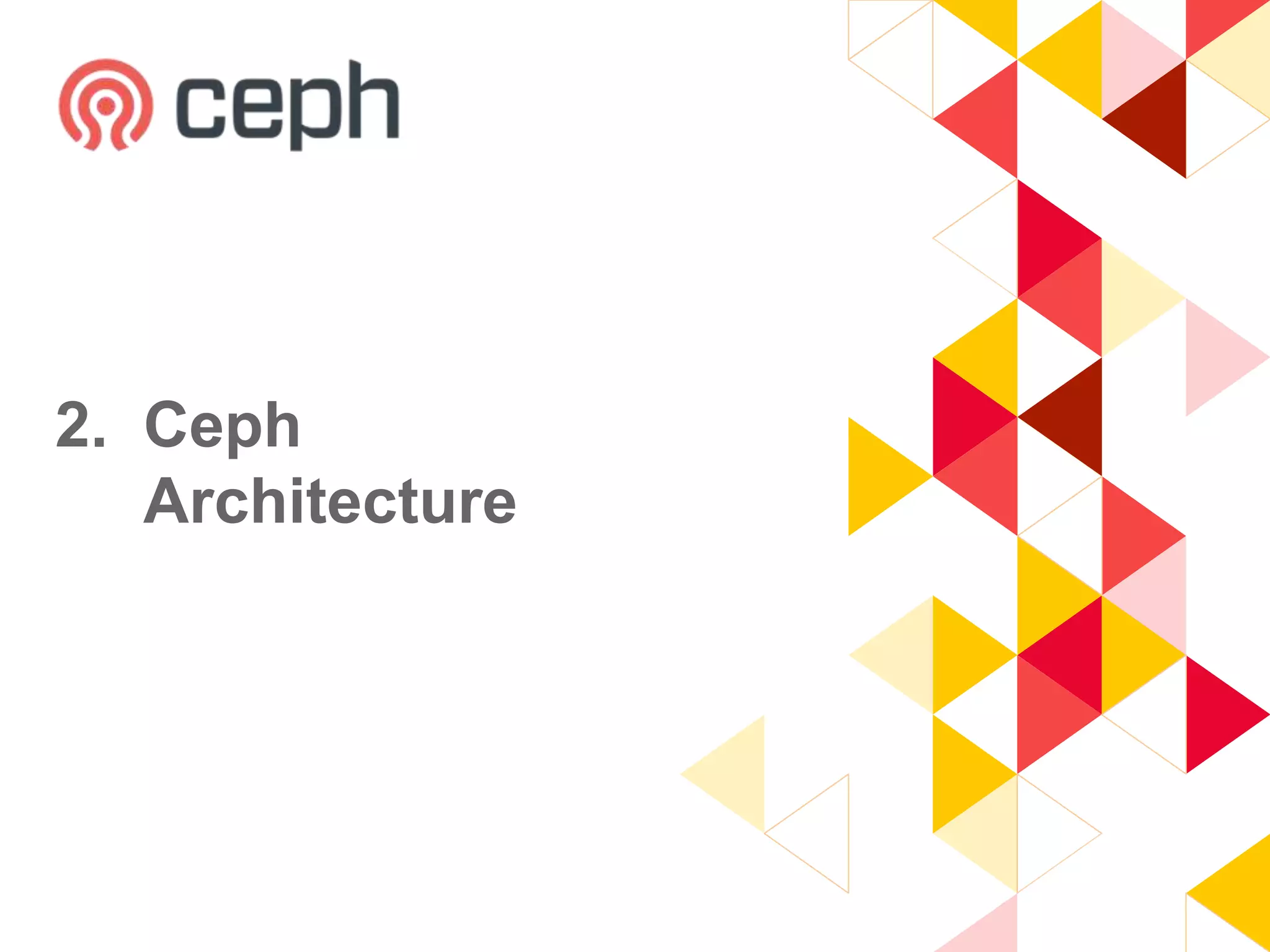 ceph software defined storage | PPTX