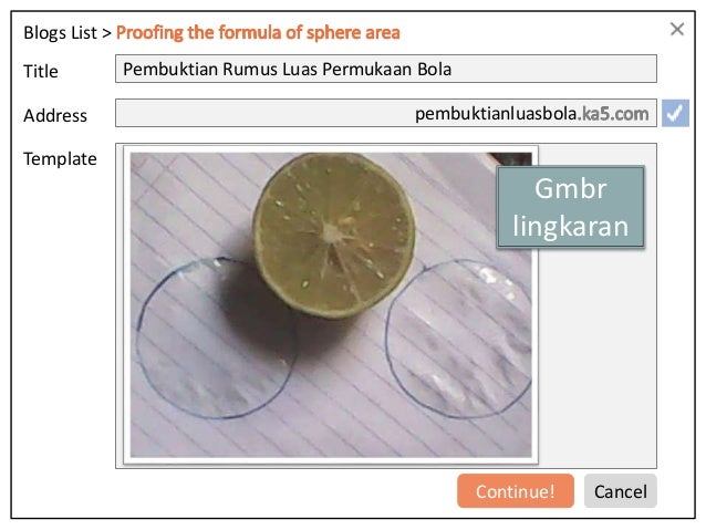 Presentasi Matematika (BAB : BOLA)