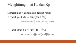 rumus ka dan kp tanah