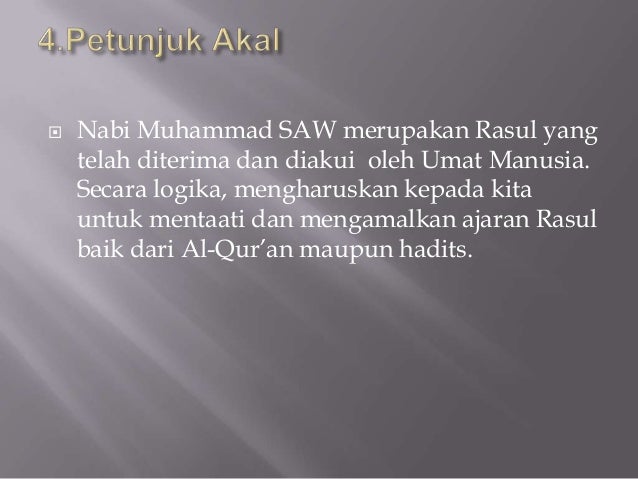 Kedudukan dan Fungsi Hadits