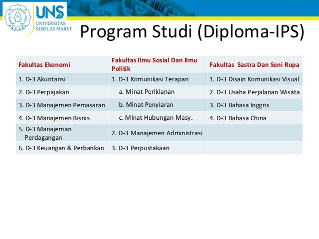 Presentasi Universitas Sebelas Maret 2014 Edit