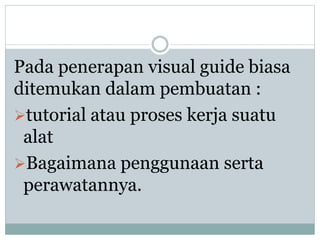 Contoh Visual Tutorial Design Presentasi visualisasi konsep | PPTX