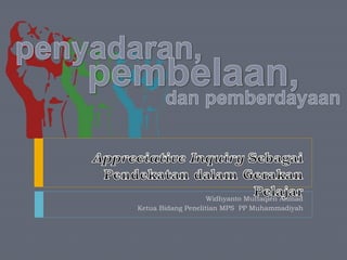 Widhyanto Muttaqien Ahmad
Ketua Bidang Penelitian MPS PP Muhammadiyah
 
