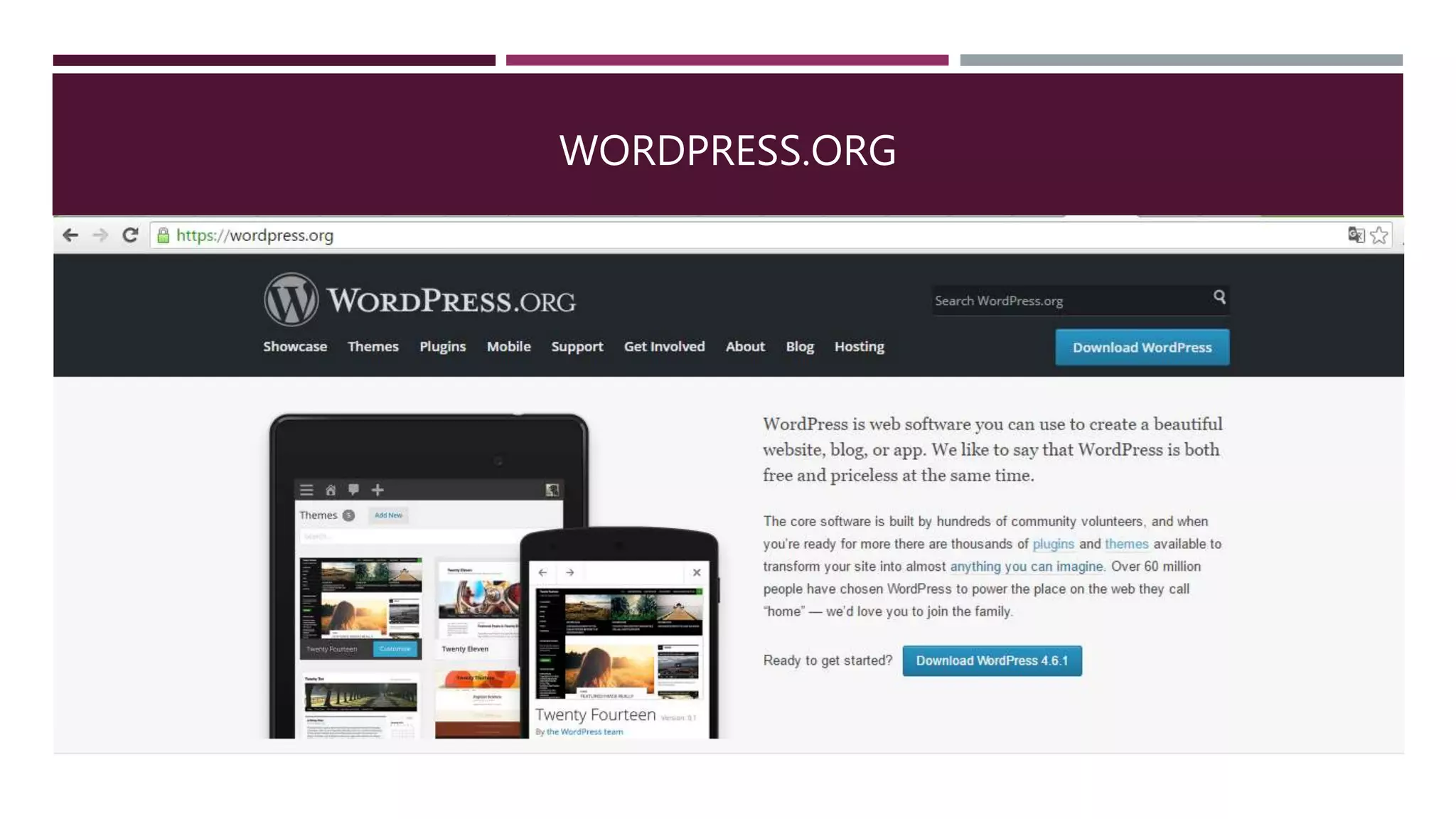 WORDPRESS.ORG
 