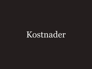 Kostnader
 