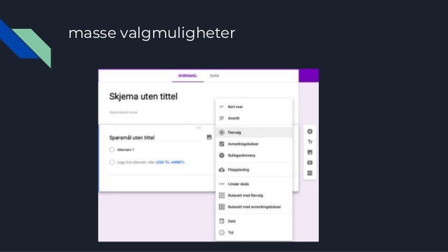 Bilde av DOCS skjema