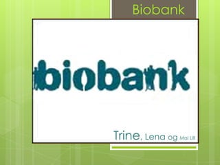 Biobank Trine, Lena og Mai Lill 