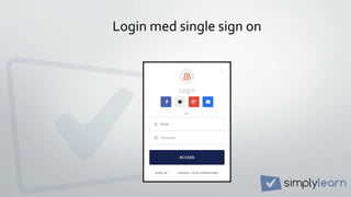 Login med single sign on
 