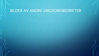 BILDER AV ANDRE UNGDOMSBEDRIFTER 
 