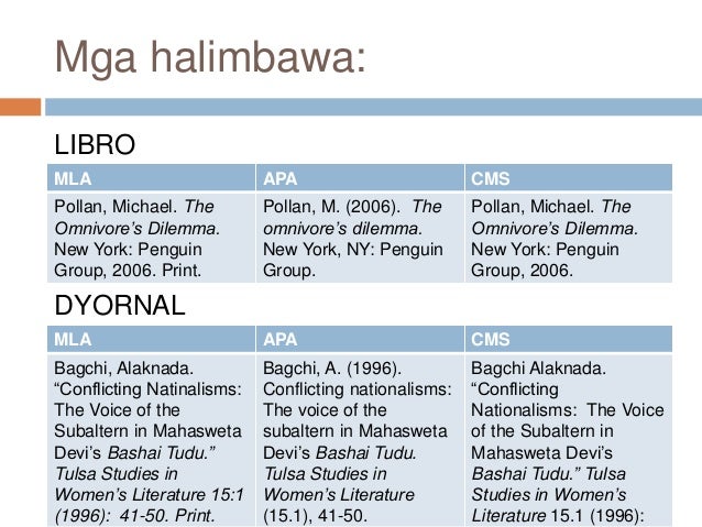 Halimbawa Ng Apa Format Sa Filipino Halimbawa Ng Apa Style - Shouldirefinancemyhome