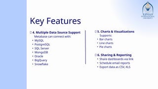 Metabase Tool presentation in Big Data Analytics | PPTX
