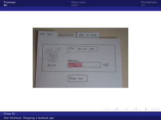 Presentatie alfa facebook app