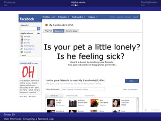 Presentatie alfa facebook app