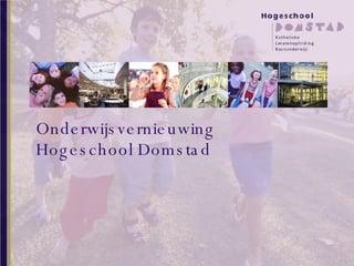 Onderwijsvernieuwing Hogeschool Domstad   
