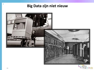 Big Data zijn niet nieuw
1
18
 